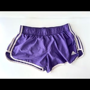 Adidas Climalite 3” Medium Women’s Running Athletic Gym Shorts - Purple Med M